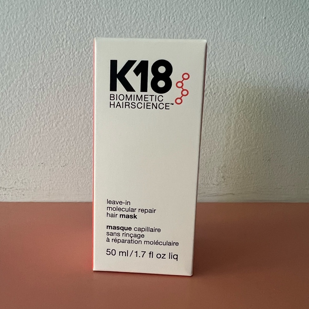K18 leave-in molecular repair hair mask - BNIB - full size: 50 ml